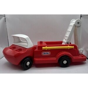 Vintage Little Tikes Fire Truck 1980s/90s Tots Engine with Ladder Chunky